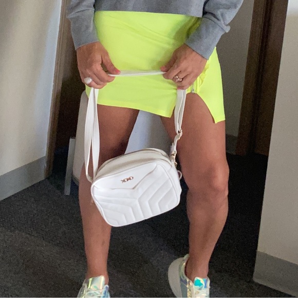 Neon yellow ruffle mini skirt, NEW! - Picture 12 of 13